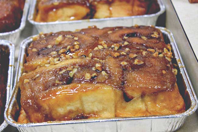 Pan of Sticky Buns